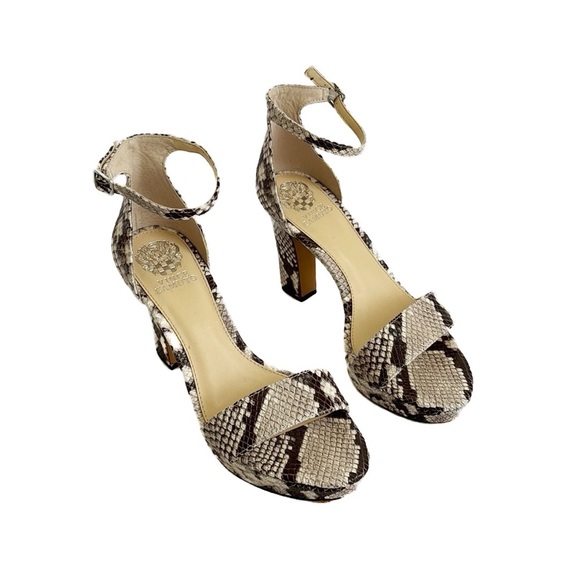 Vince Camuto Snake Print Heels - Picture 9 of 10